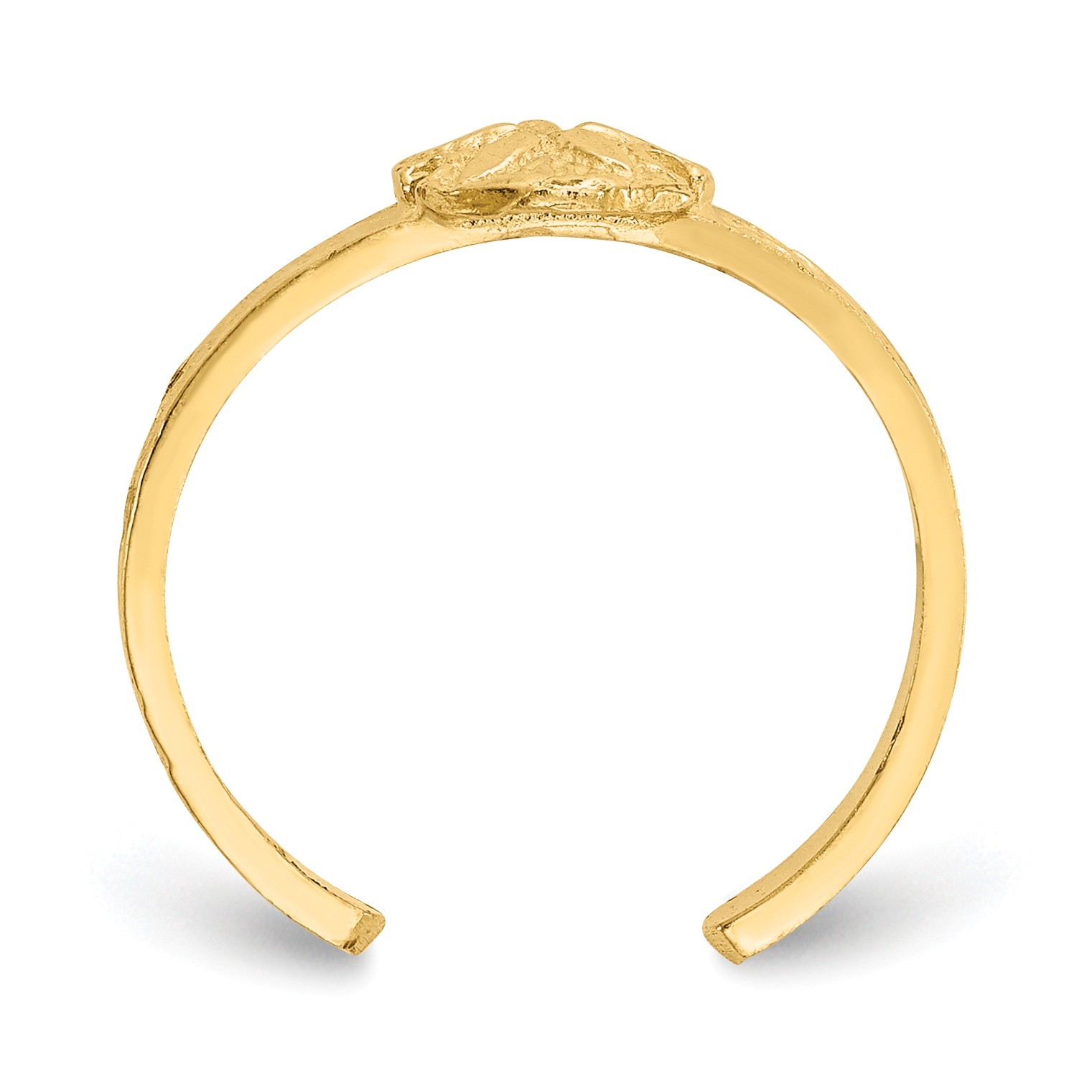 Sand Dollar Toe Ring in 14 Karat Gold