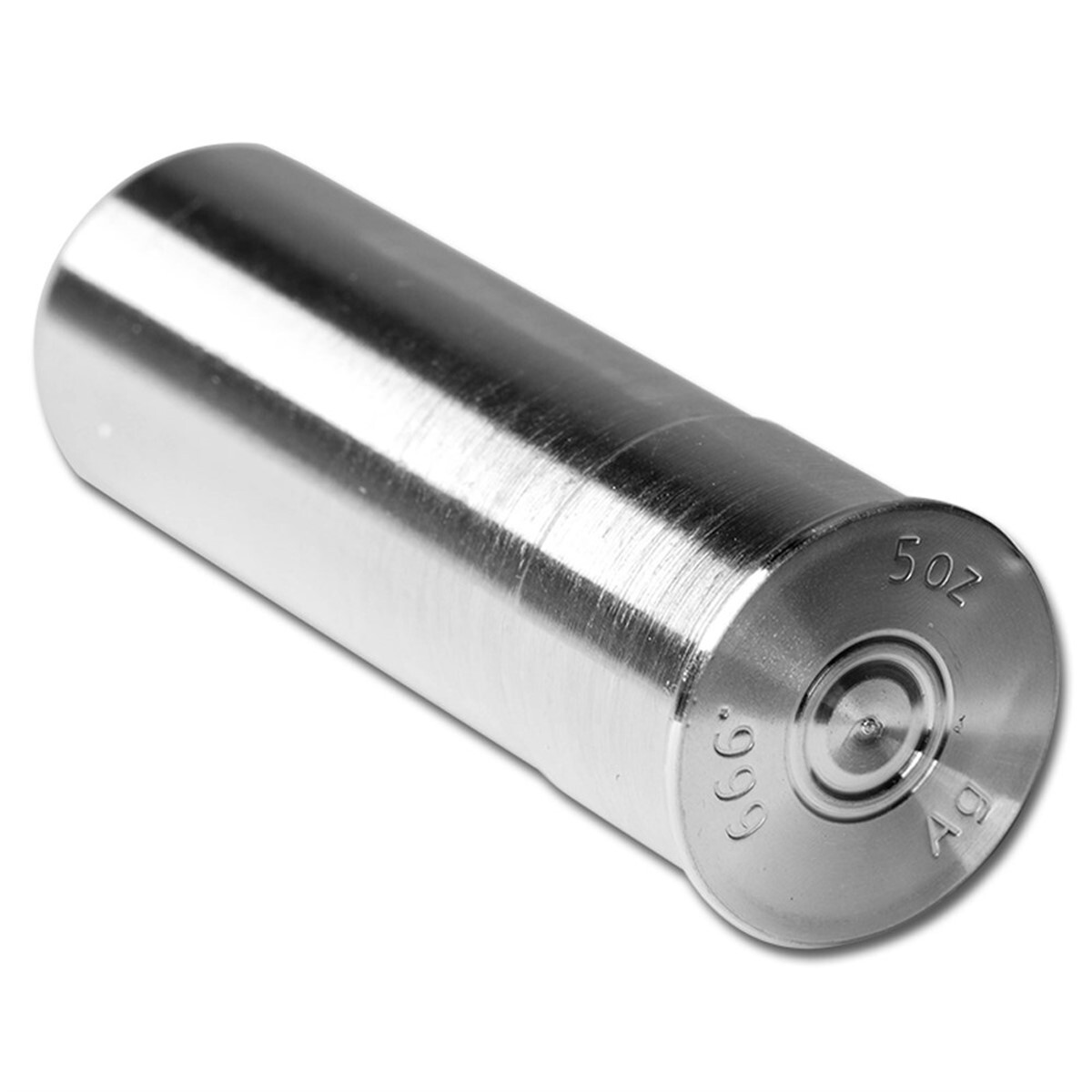 5 oz .999 Fine Silver Bullet 12 Gauge Shotgun Shell