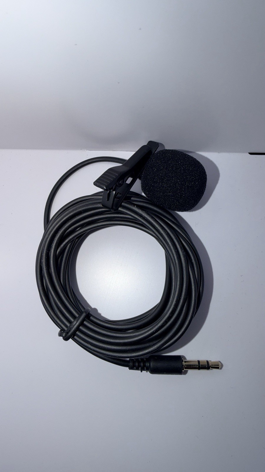 lot of 5 Black Clip-On Wired condenser Microphone, 3.5mm (1/8 in) TRS Universal