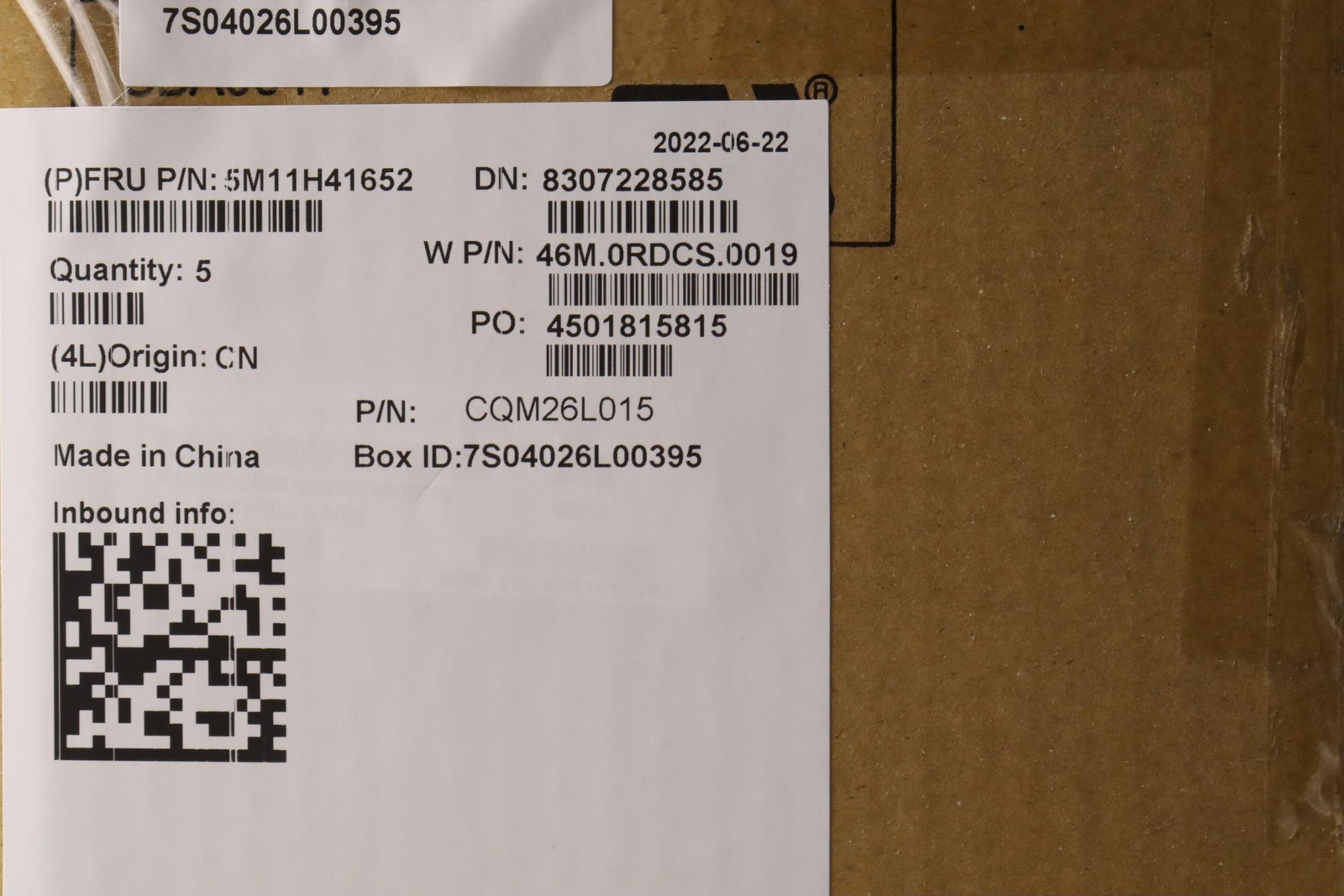 5M11H41652 WLAN C-Cvr+ENG KB ASM CHY