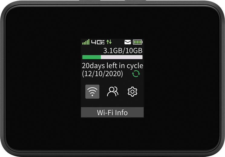 Verizon Airspeed Mobile 4G LTE Hotspot Wi-Fi Router – Connect Up to 10 Devices