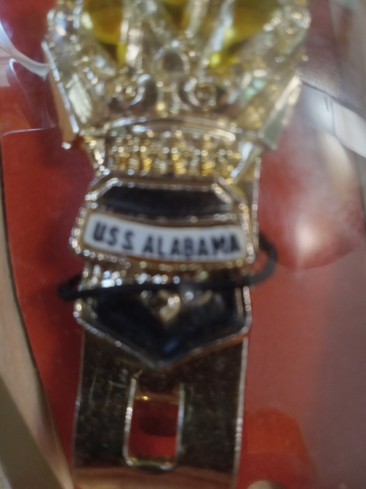 USS Alabama bottle opener in box