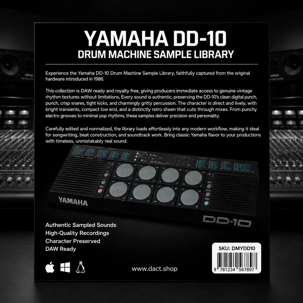 Yamaha DD-10 Drum Machine Sample Library