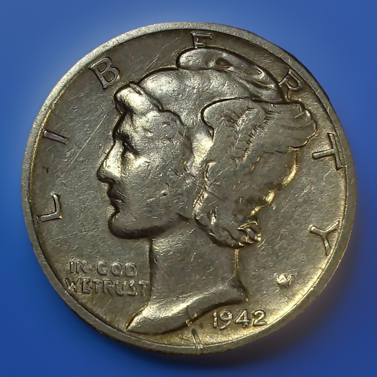 1942/1-D Mercury Dime ✨Key Date Mint Error
