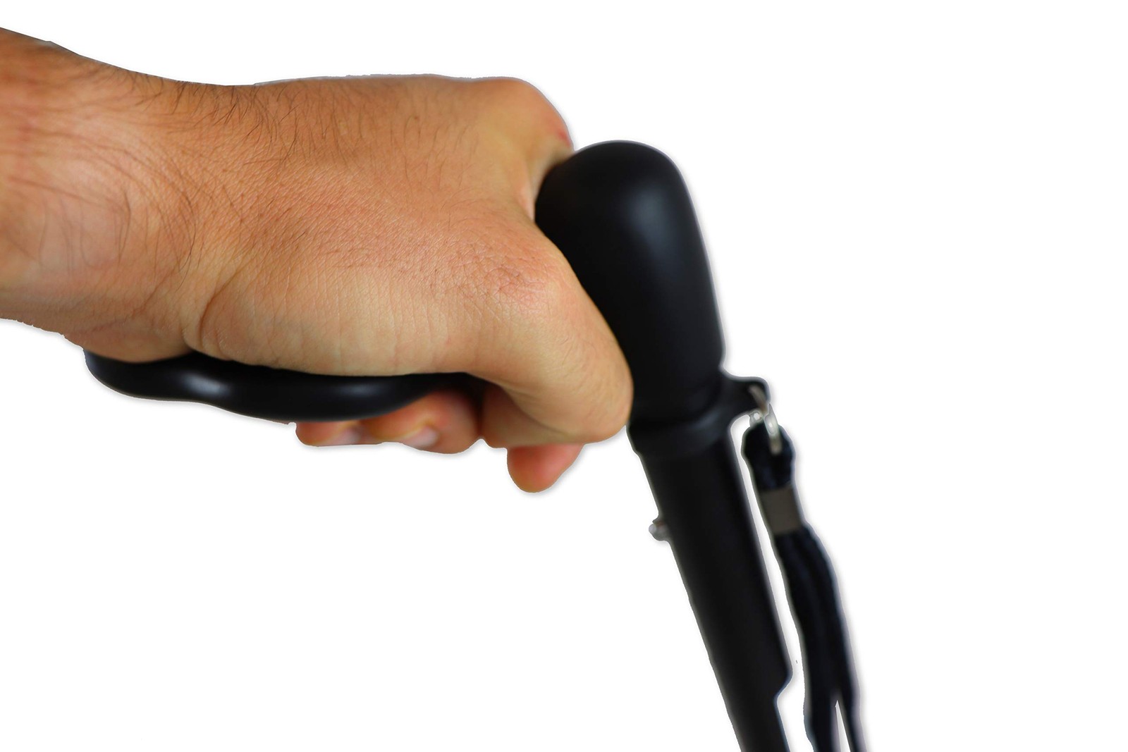 - Cane Ergonomic Handle (Left Hand), Folding, Adjustable, Men, Women - Made i...
