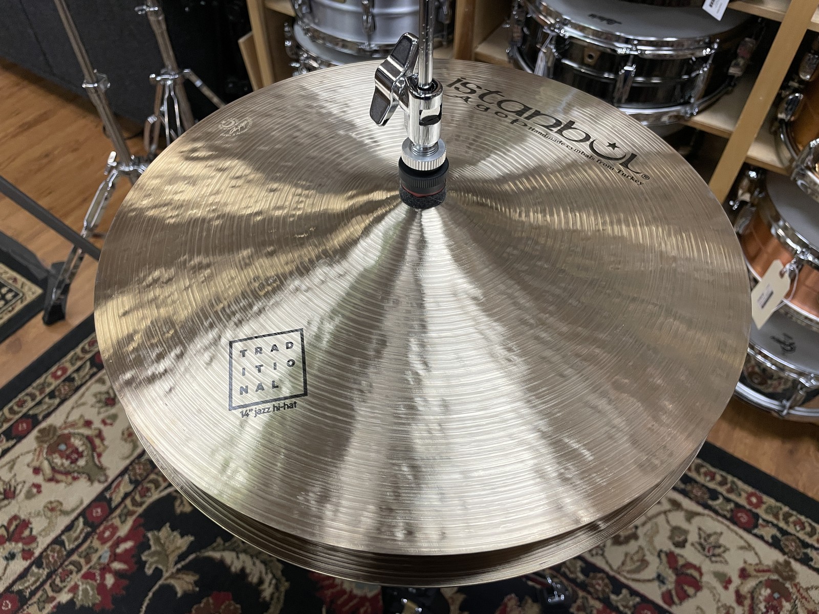 DEMO OF EXACT - Istanbul Agop 14” Traditional Jazz Hi Hat Pair - 895gT/1073gB