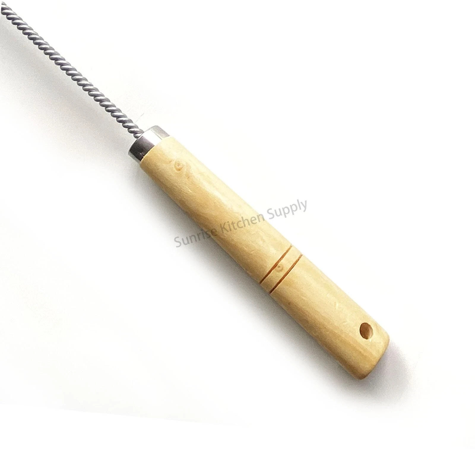 SUNRISE Fryer Brush with Long Handle (Brass)