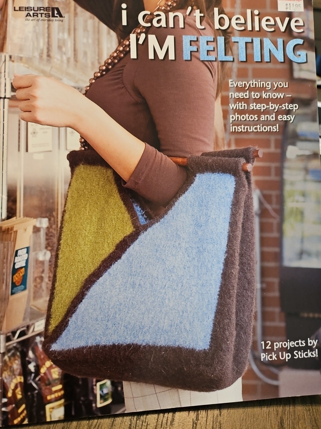 Leisure Arts I Can't Believe I'm Felting Knitting Pattern 12 Projects Book 4508