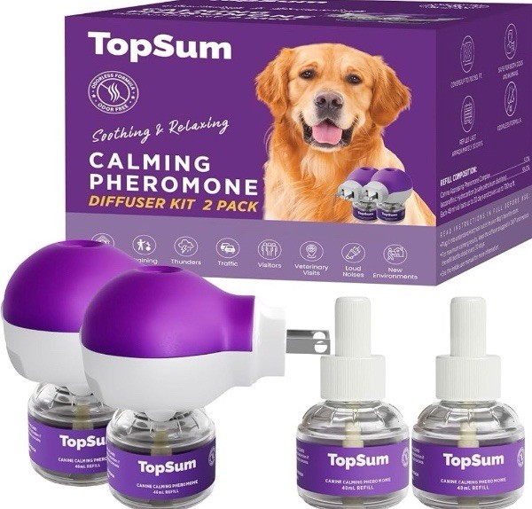 TopSum Calming Pheromone Diffuser For Dogs 2 Pack New In Box