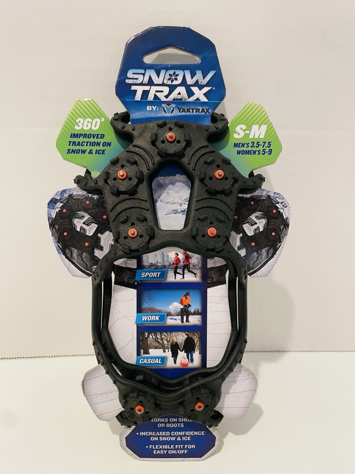 SNOW TRAX by YAKTRAX (Men’s Size US 3.5-7.5 & Women’s Size 5-9)