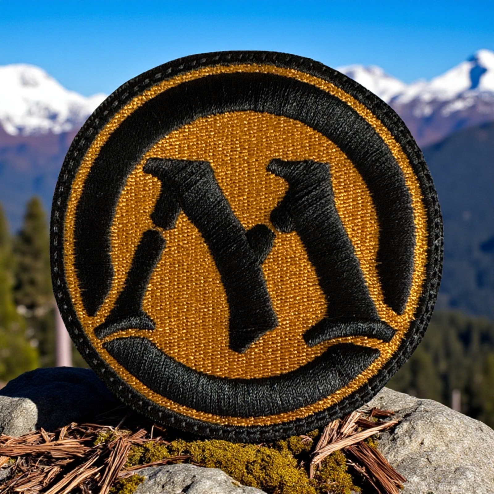 Magic the Gathering M Logo Embroidery Patch Multi Sizes 3.5" - 5"