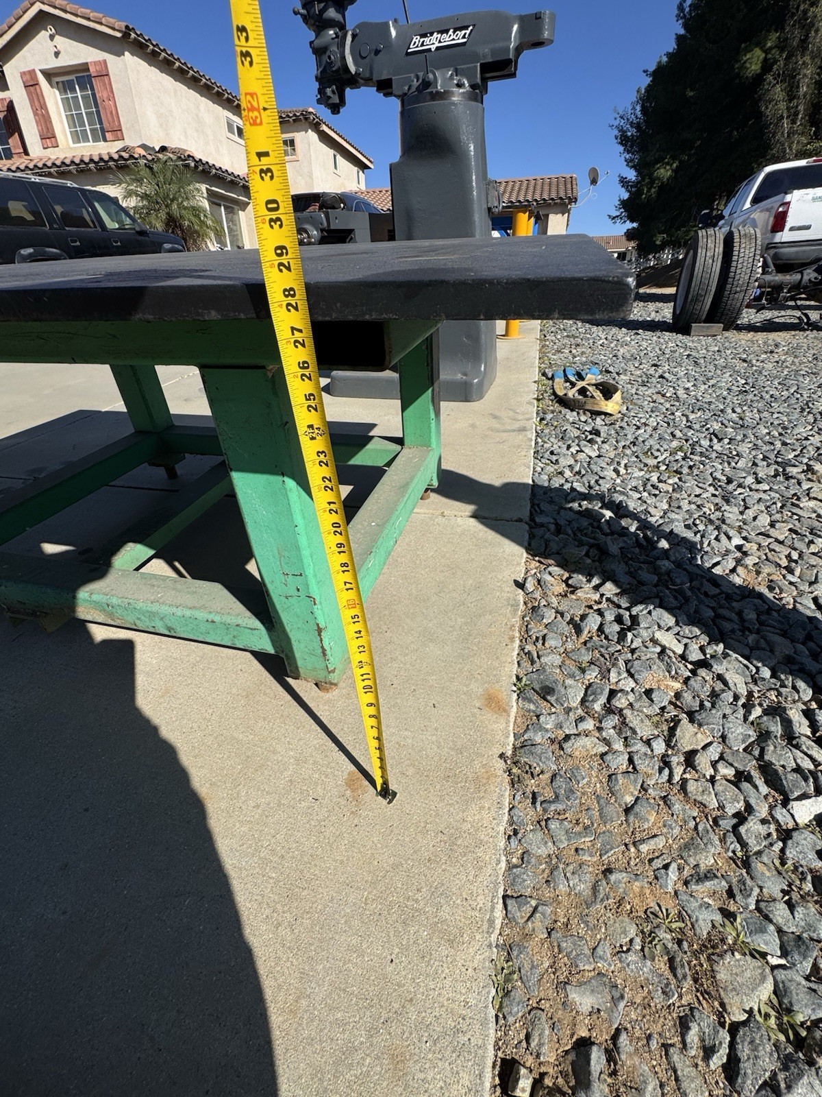 6x4' welding table 1" top