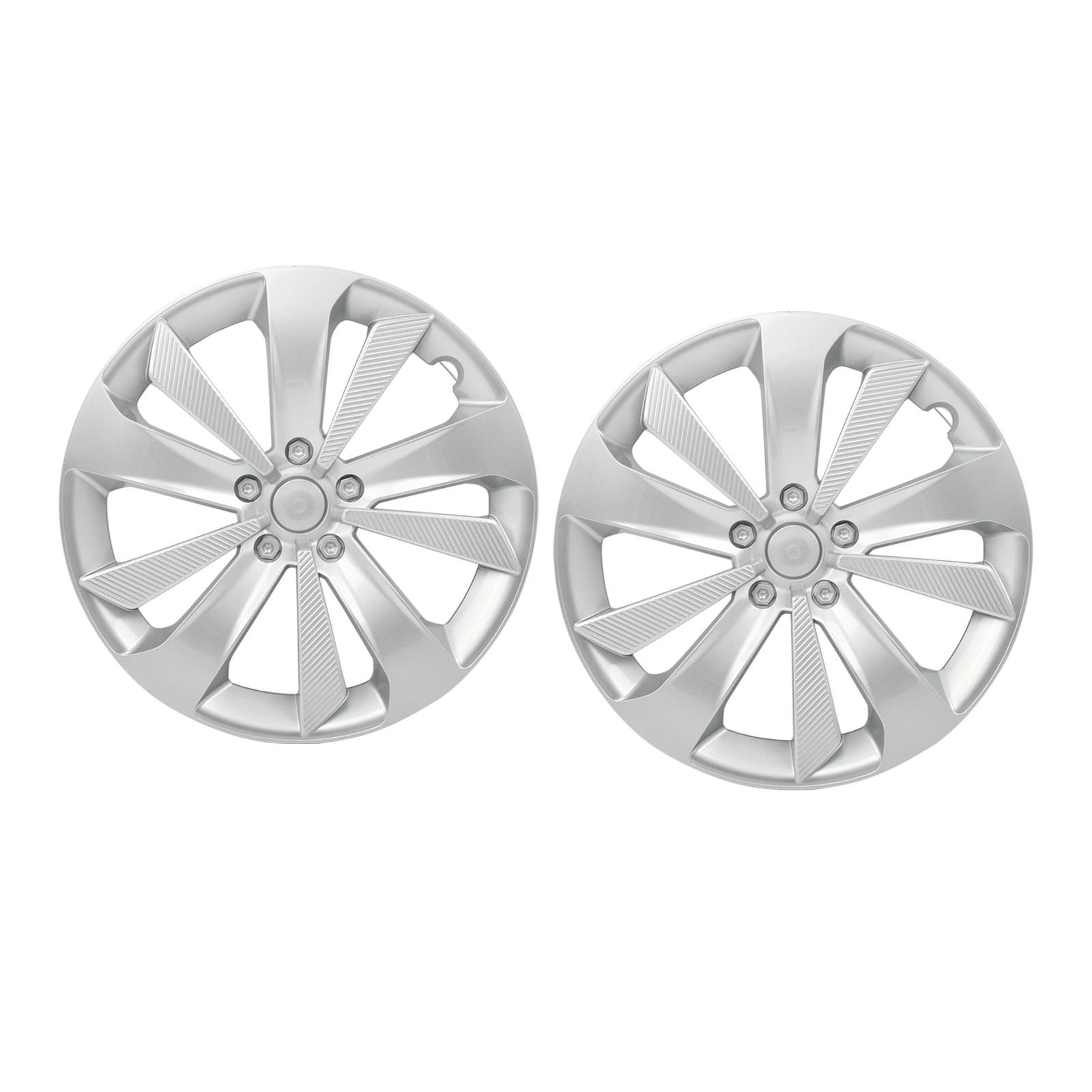 (2) 16" Silver Hub Cap Wheel Cover Hubcap For 2017-23 Subaru Impreza 28811FL010