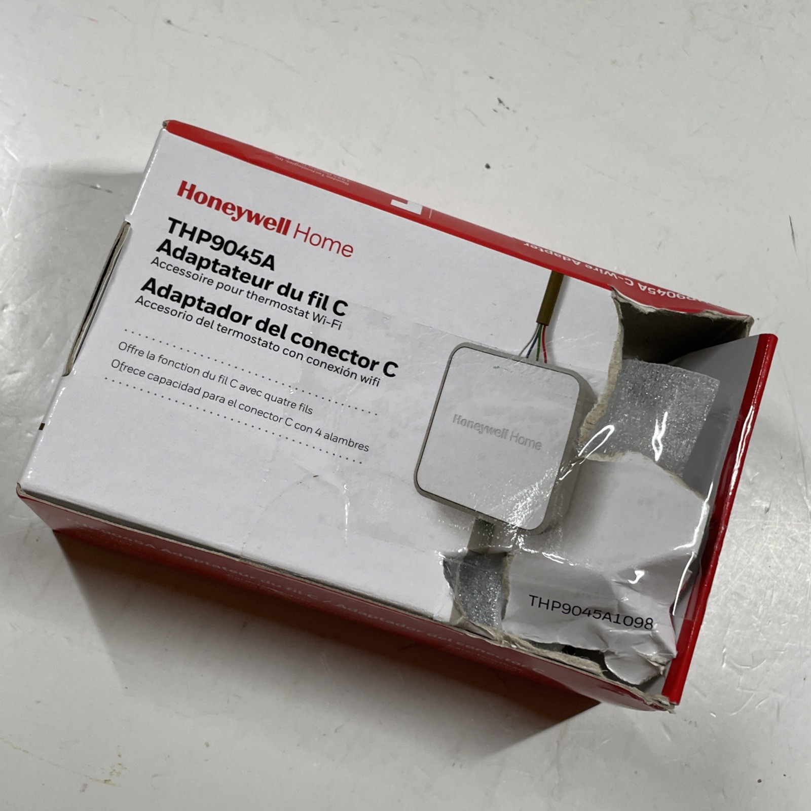 Honeywell Home C-Wire Adapter for Honeywell home Wi-Fi Thermostats THP9045A