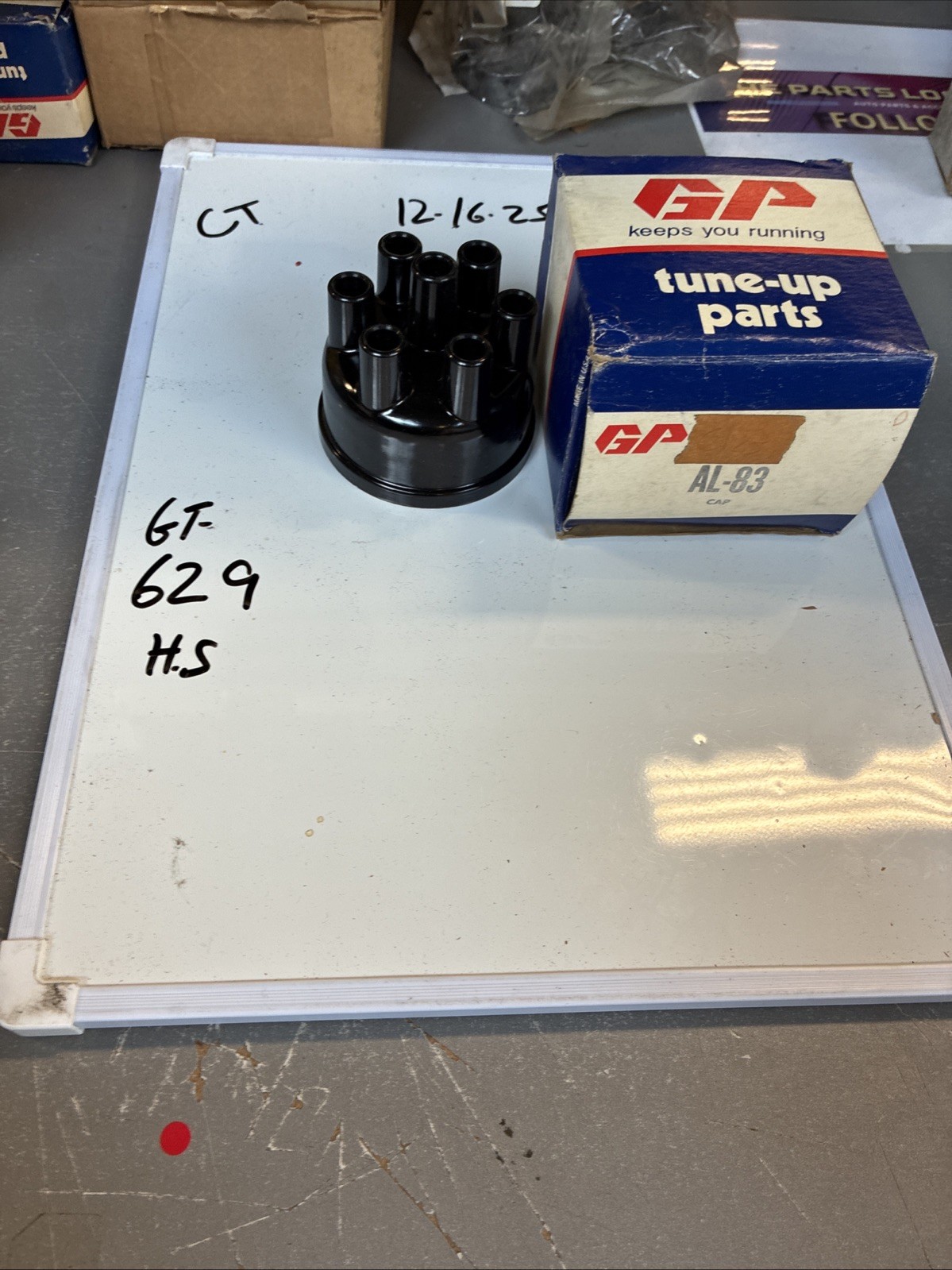 AL83  GP Sorensen Distributor Cap Genuine Guarantee, Part Product