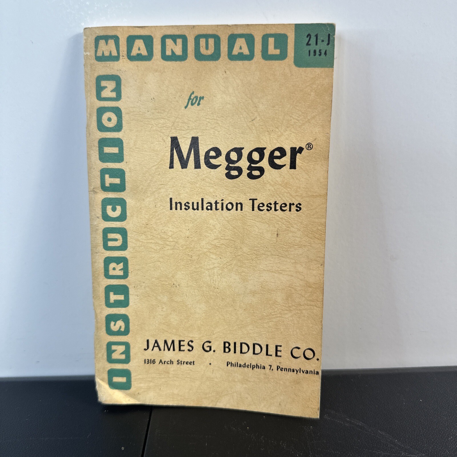 Magger Insulation Testers Instruction Manual Fifth Edition 1954 Original