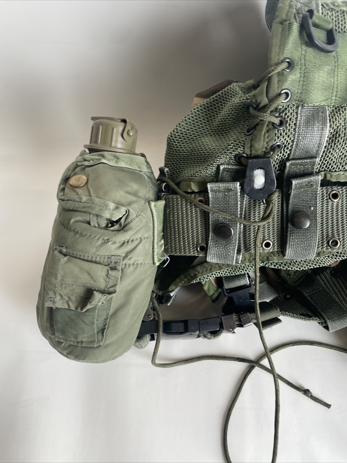 USGI Enhanced Tactical Load Bearing Vest Complete Kit BDU "EXCELLENT"