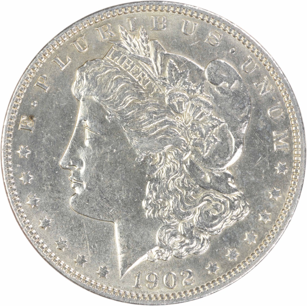 1902 Morgan Silver Dollar AU Slider Uncertified #240