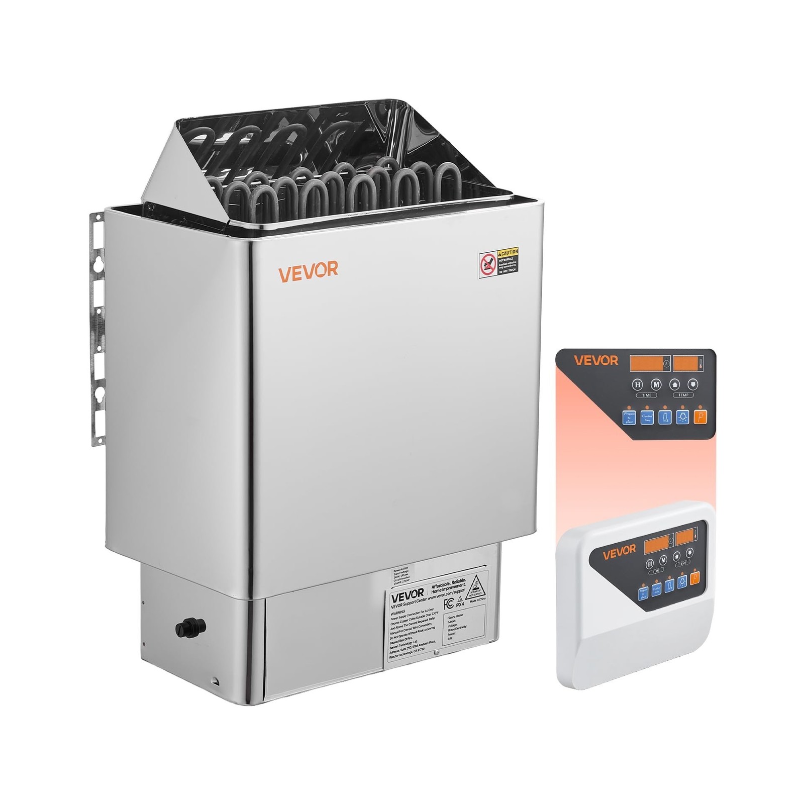VEVOR Sauna Heater, 9KW 240V Electric Sauna Stove, Dry Steam Bath Saunas Stov...