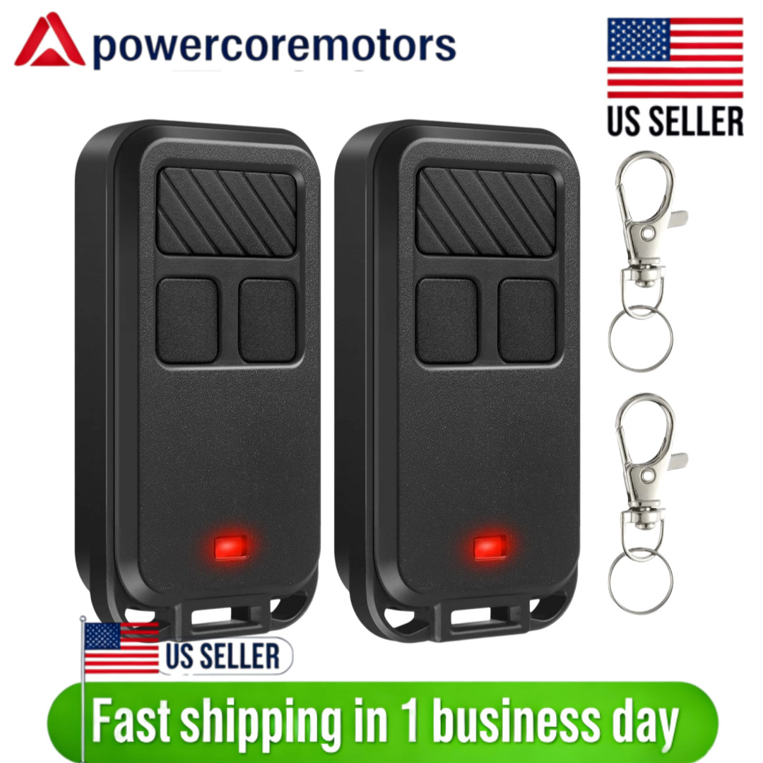 2PCS PACK FOR LIFTMASTER CHAMBERLAIN CRAFTSMAN GARAGE DOOR OPENER REMOTE 890MAX