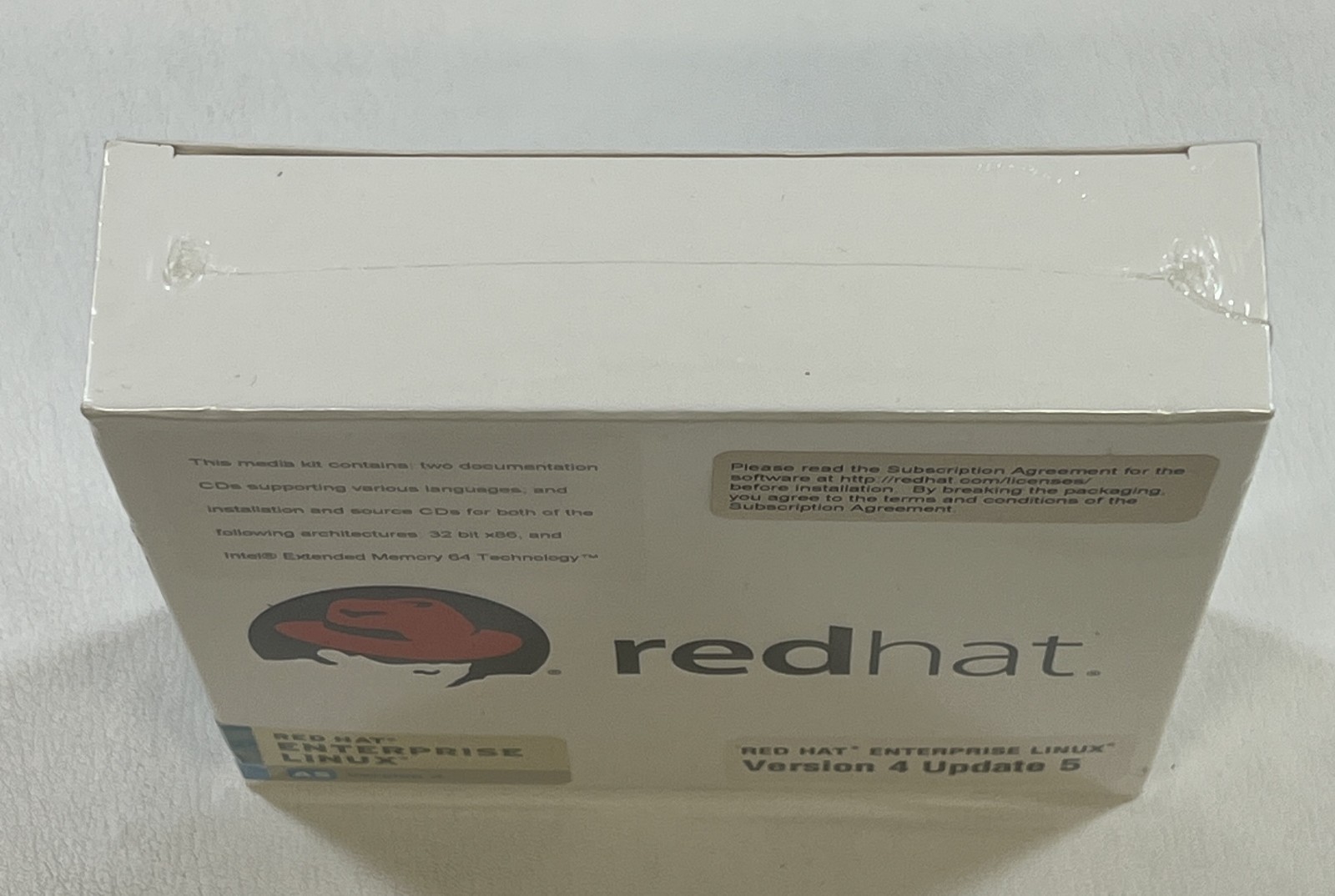 RED HAT ENTERPRISE LINUX VERSION 4 UPDATE 5 _ AS - BRAND NEW SEALED