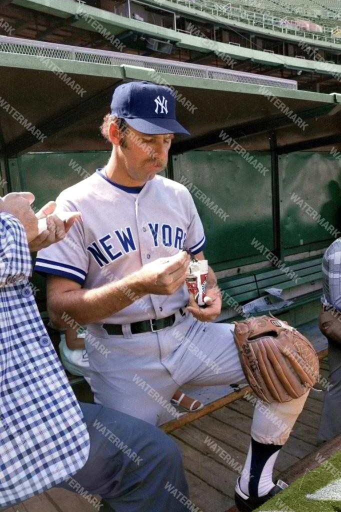 GW735 Sparkey Lyle Redman Chew Yankees 8x10 11x14 16x20 Colorized Photo