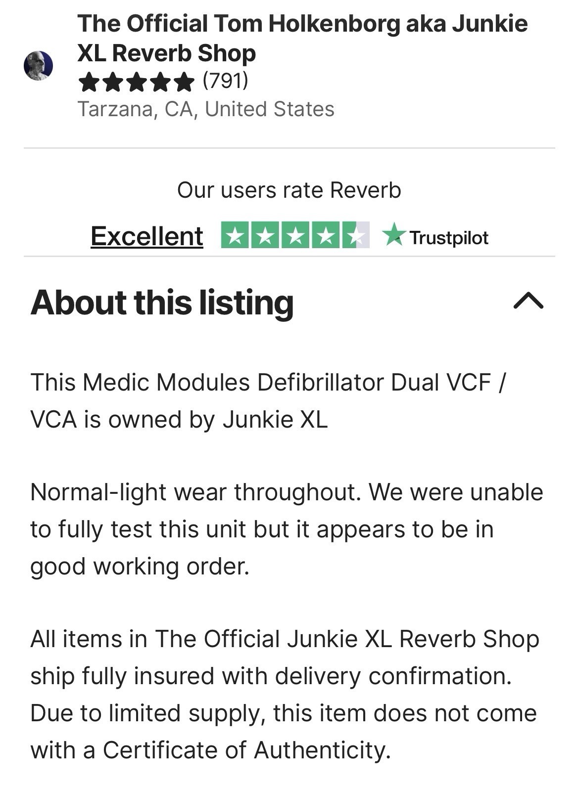 Medic Modules Dual VCF / VCA Owned by Junkie XL Used