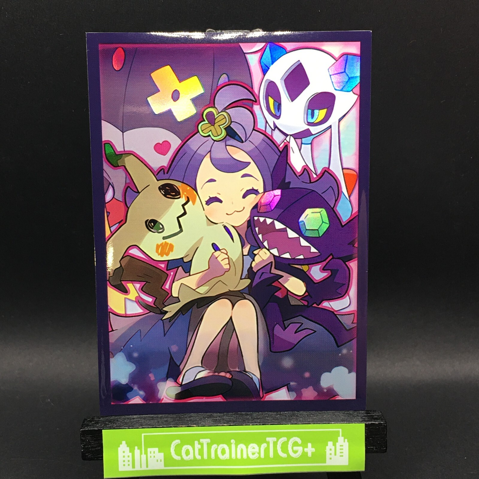 x1 Acerola & Team Sleeve Pokemon Center Japan Original New Mimikyu