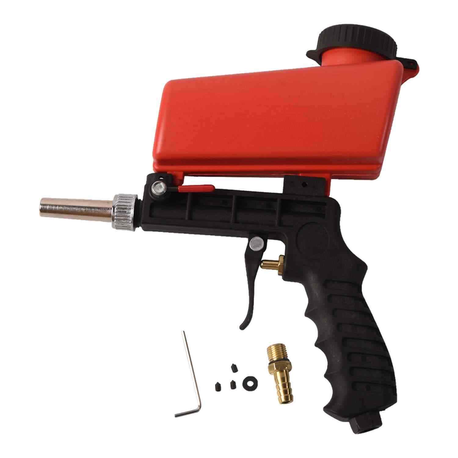 1/4"Air Sandblasting Gun Spray Tool for Air Compressor Remove Paint Stains