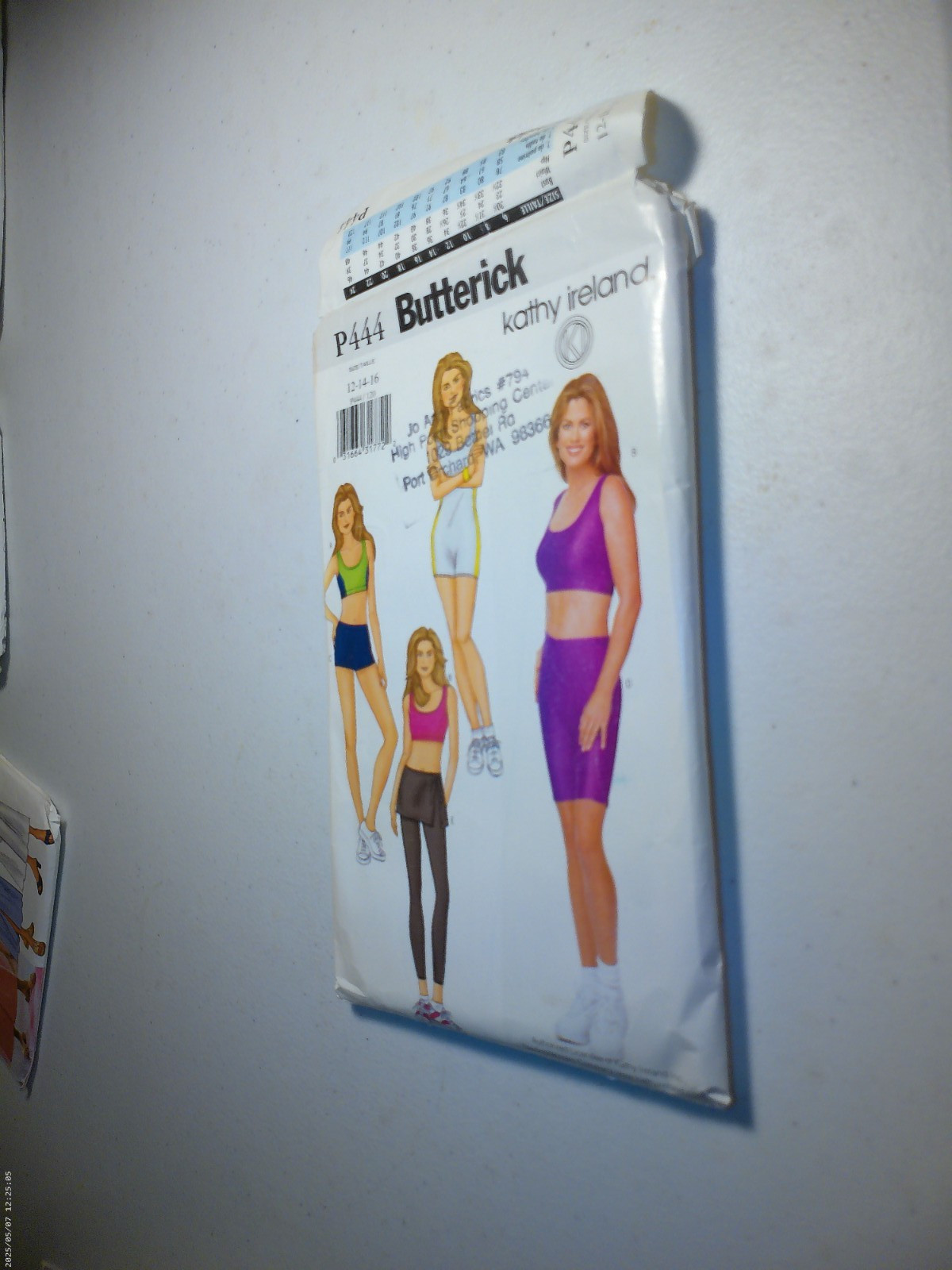 Butterick P444 Top, Pant, Short, Skirt size 12-16