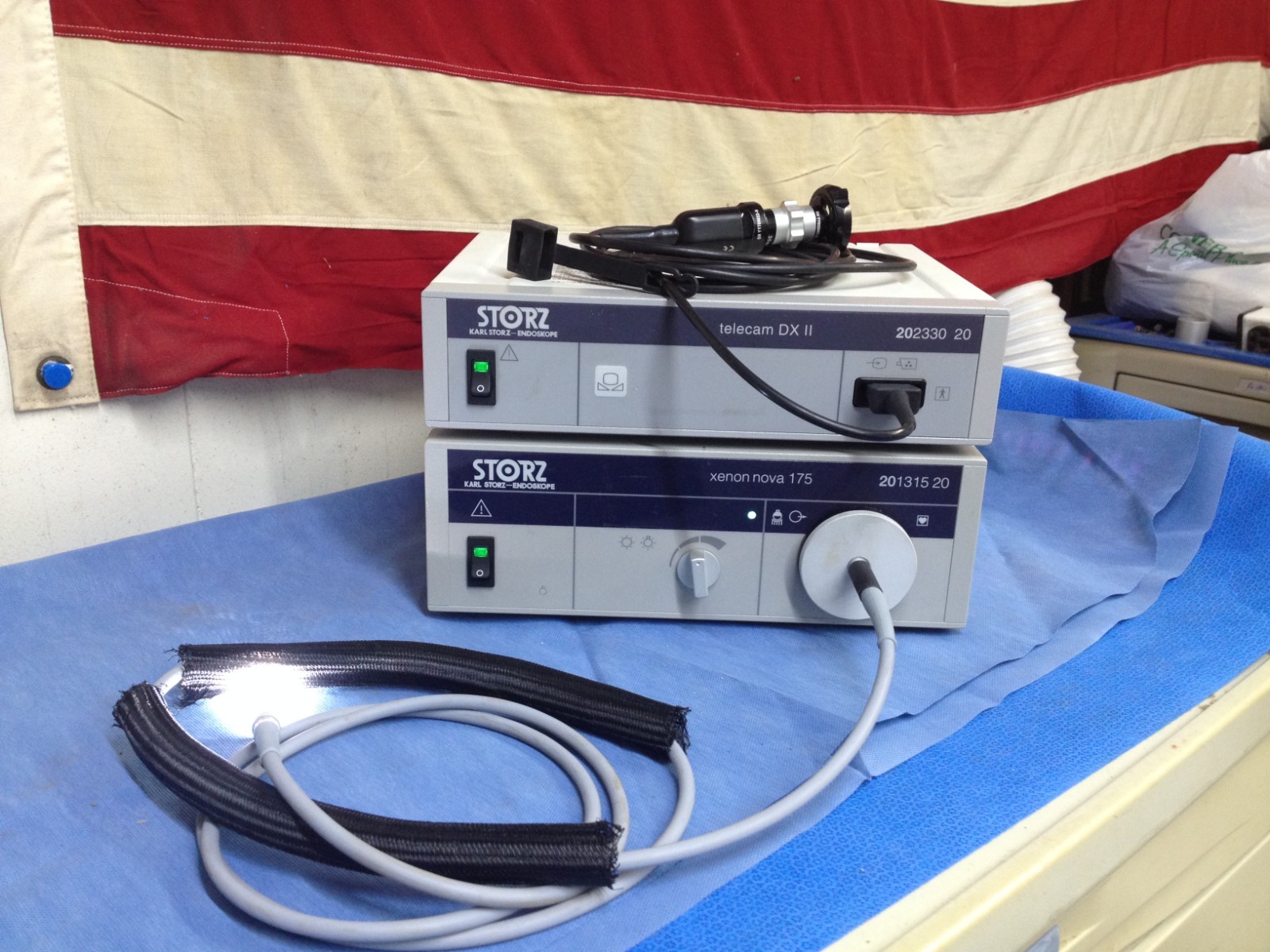 Storz Telecam DX II Camera System 202330 20, 201315 20, 20212134 and Light Cable