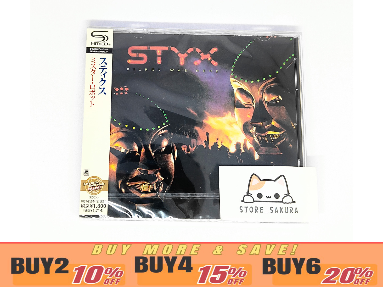 Styx Kilroy Was Here  From Japan CD 9tracks Music OBI