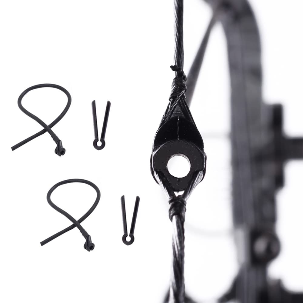 SOPOGER Archery Peep Sight 3/16 Tube for Compound Bow With 2 Pcs