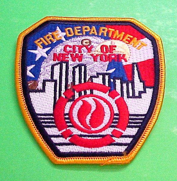 FDNY NEW YORK  ( EAGLE )  NY  4"  FIRE DEPT  PATCH  FREE SHIPPING!!!