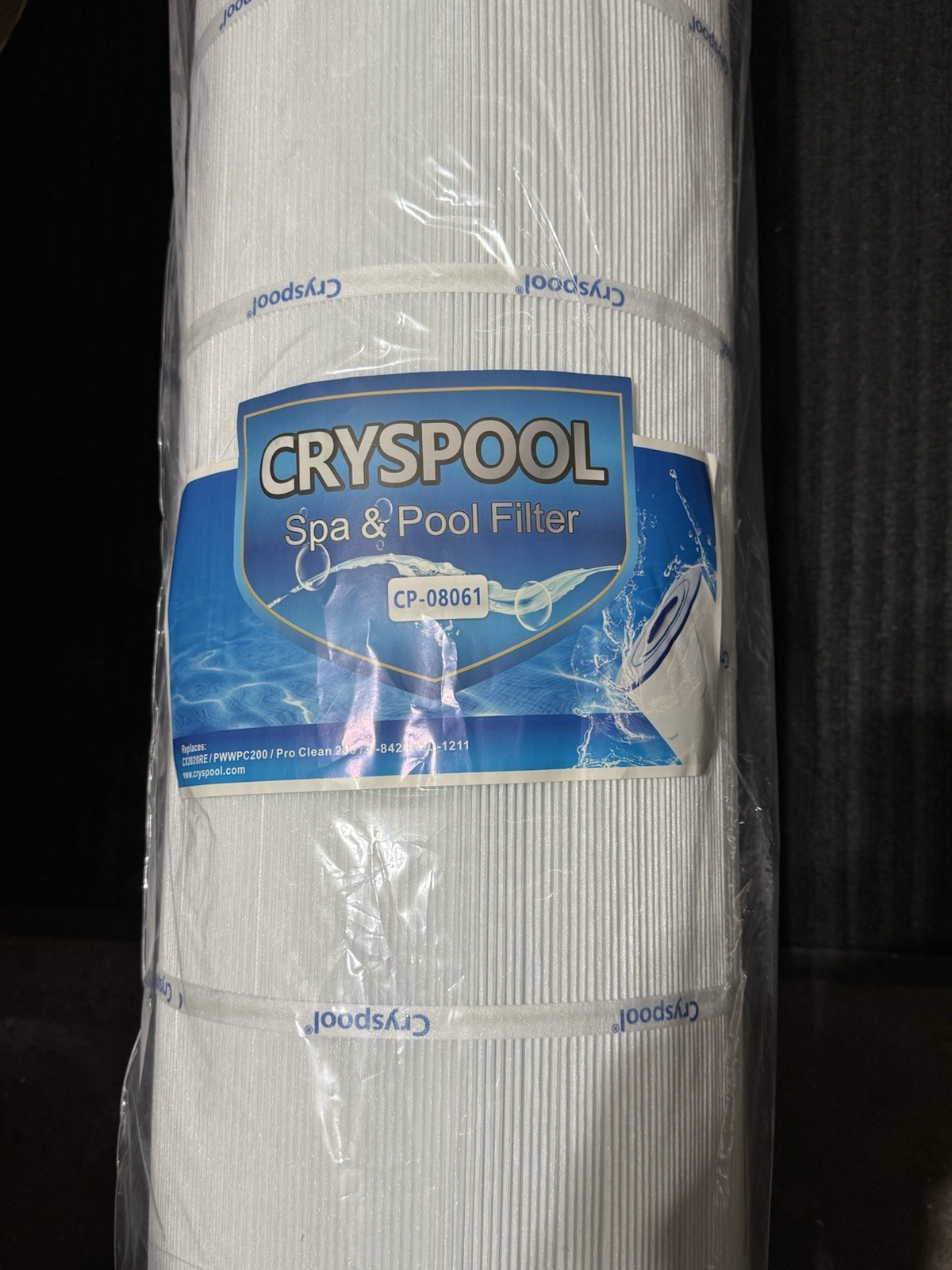 NEW CRYSPOOL Pool & Spa Filter for CP-08061 for CX2020RE, CX1900RE, PWWPC200 +