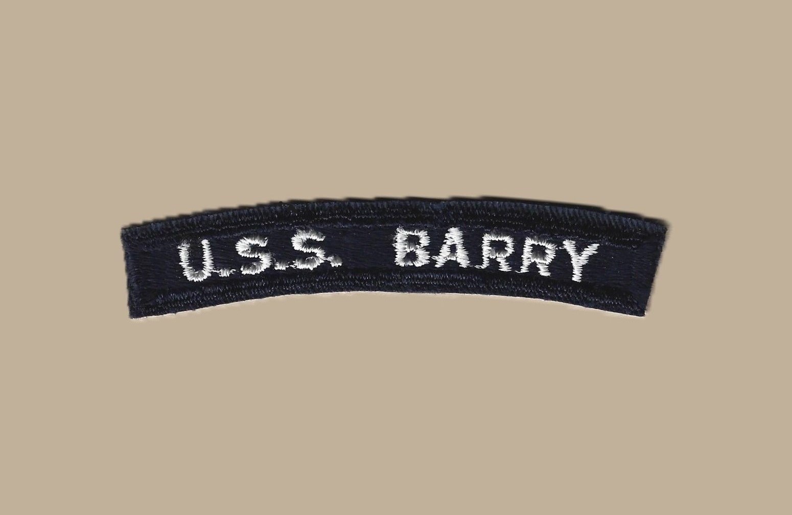 US Navy DD-933 USS Barry Destroyer 1956-1982 UIM Shoulder Rocker Tab (01)