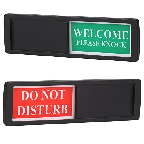Do Not Disturb Welcome Please Do Not Disturb/Welcome Please Knock(Black)