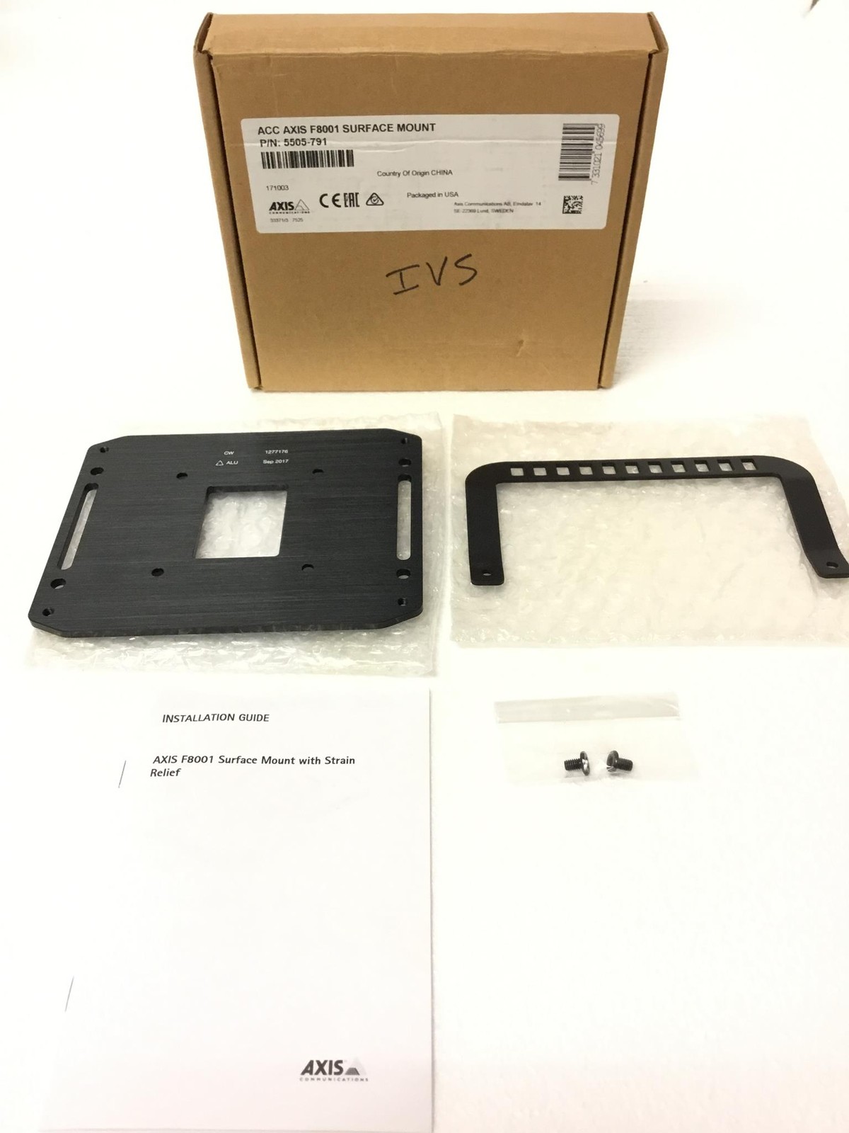 NEW Acc Axis F8001 Surface Mount With Strain Relief 5505-791, FREE SHIPPING