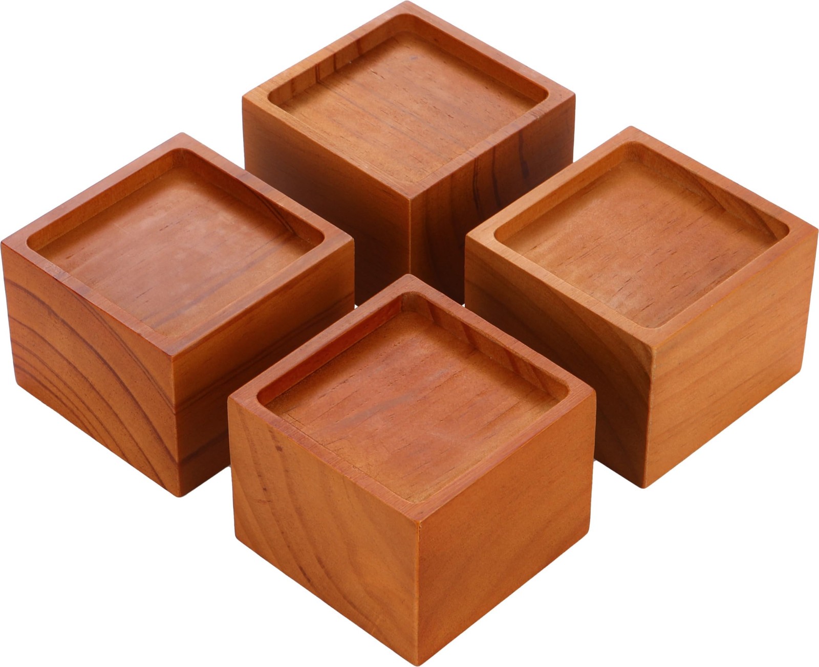Solid Pine Wood Furniture Risers Heavy Duty Bed Sofa Table Lifters 3 Inch