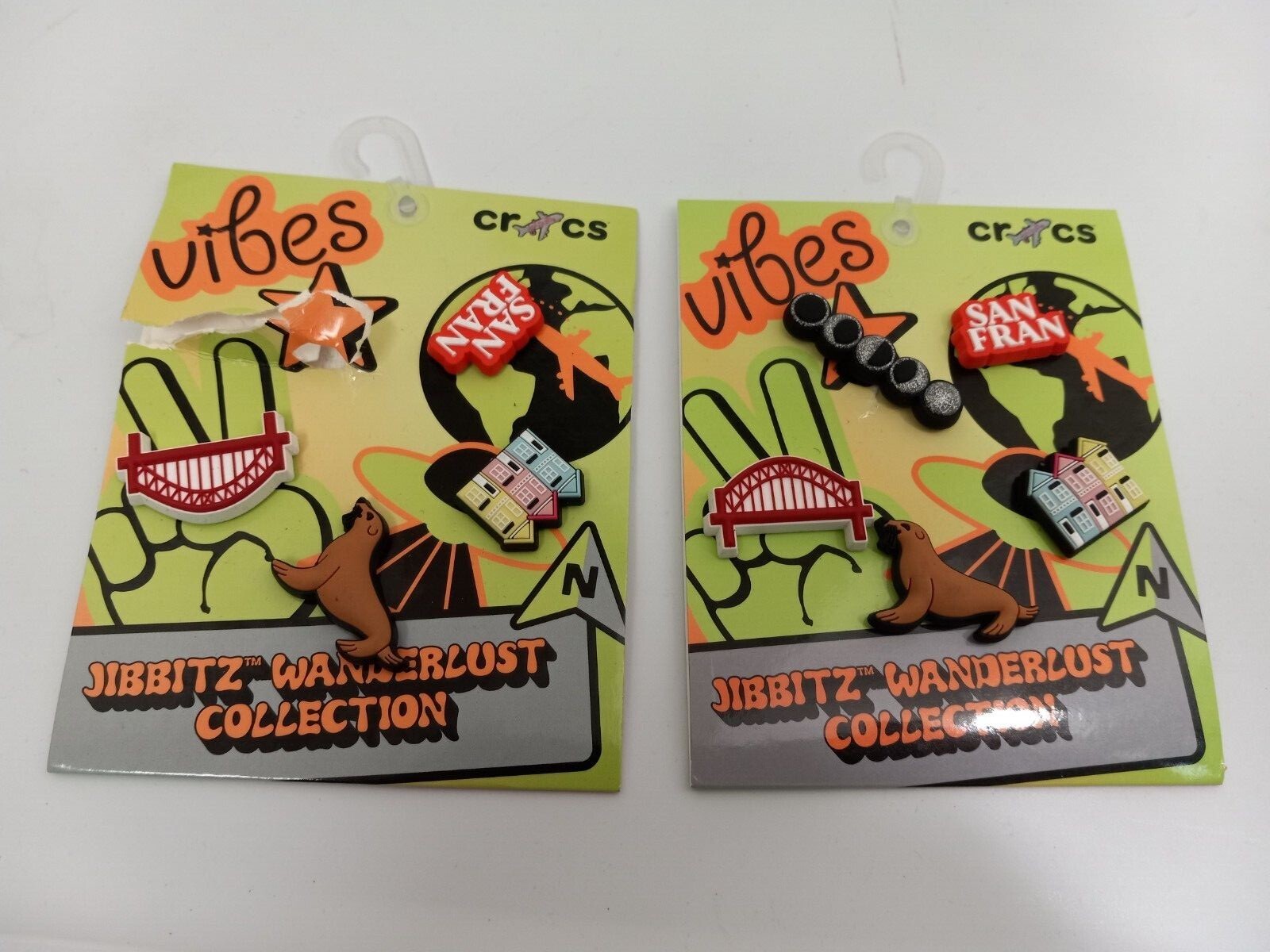 9 - CROCS Charms San Francisco Jibbitz Wanderlust Collection San Fran GoldenGate