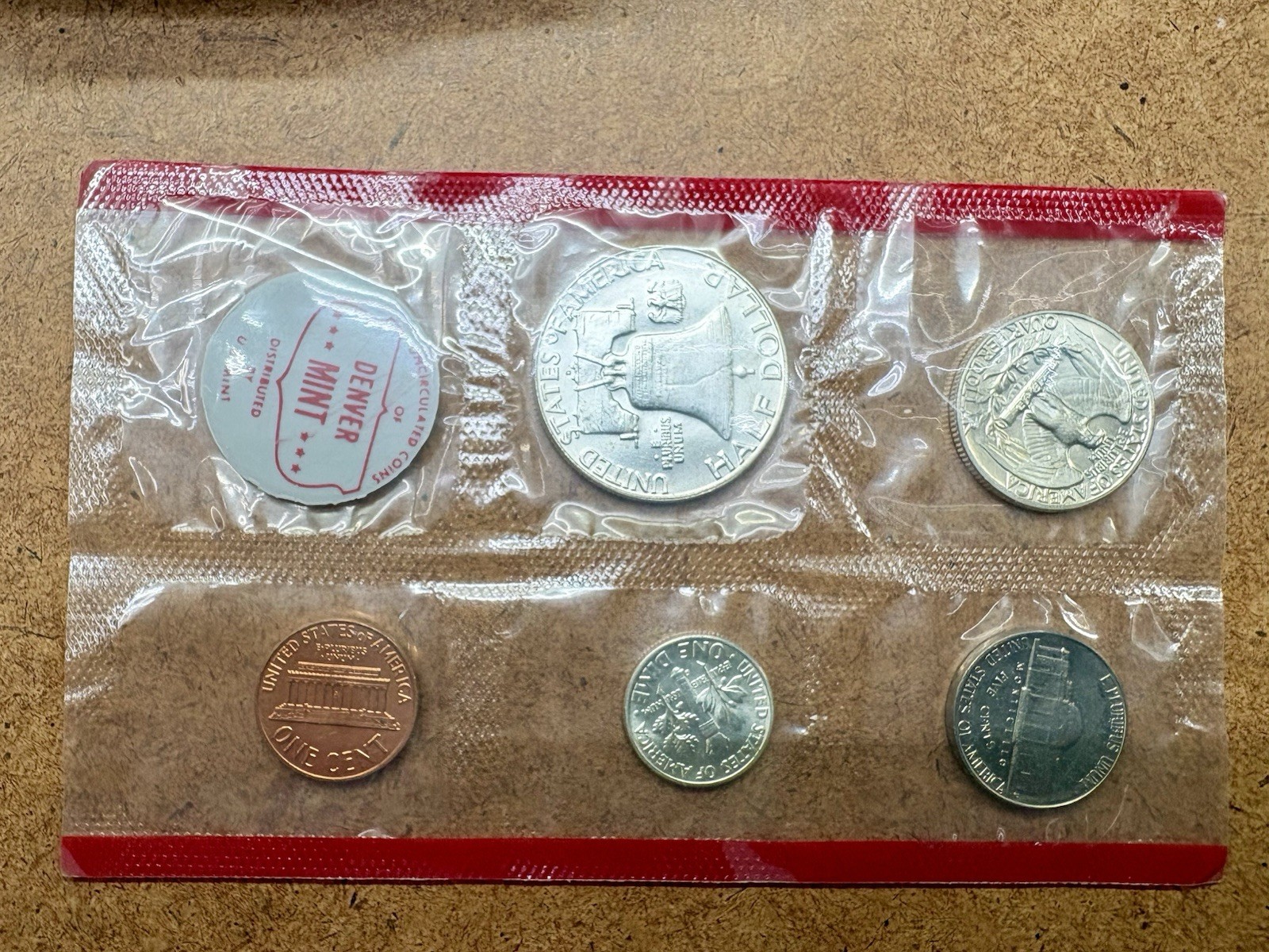 1963 Philadelphia & Denver Mint Set With Original Envelope
