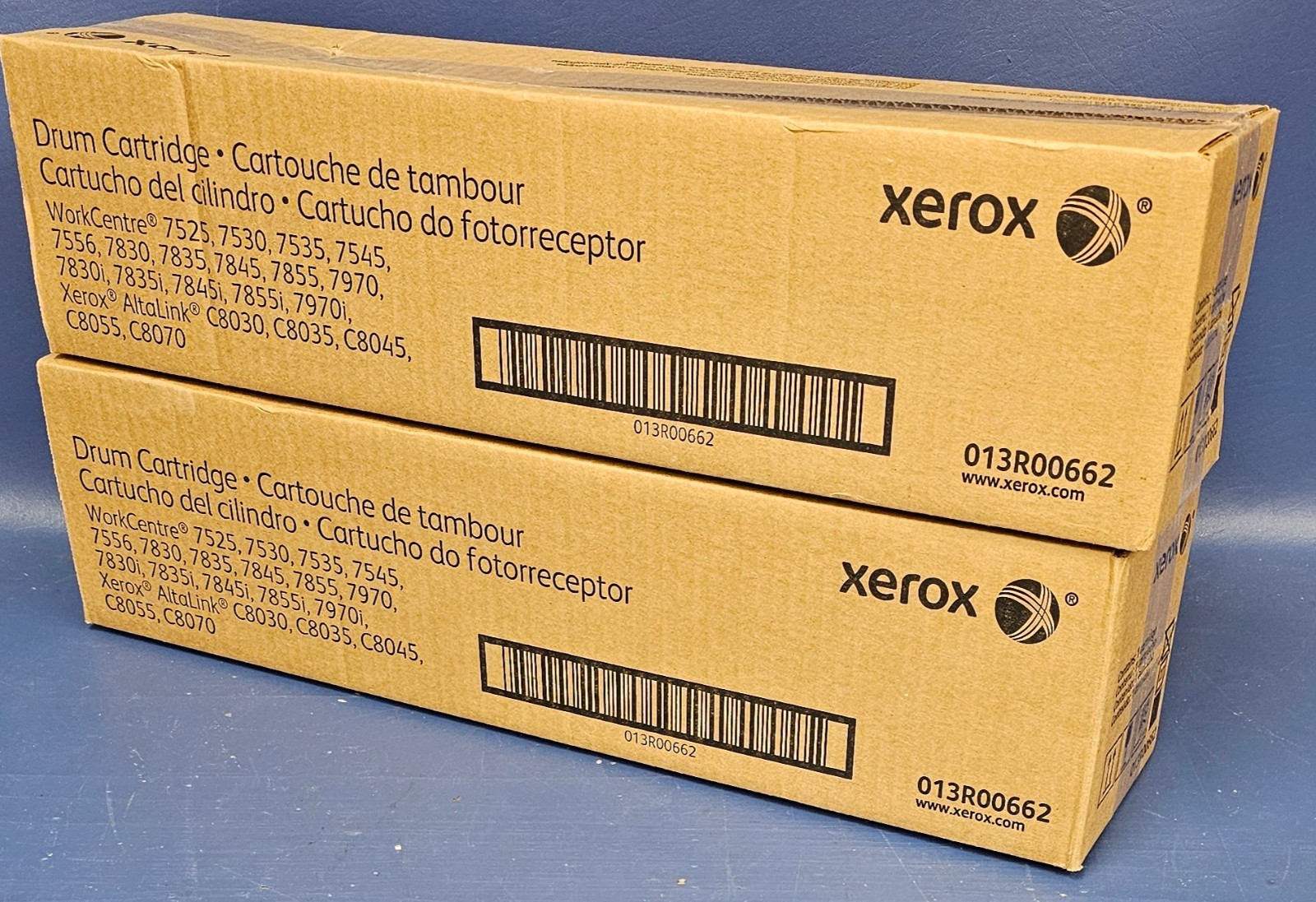 OEM Original Xerox 013R00662 New Drum Cartridges Lot of 2
