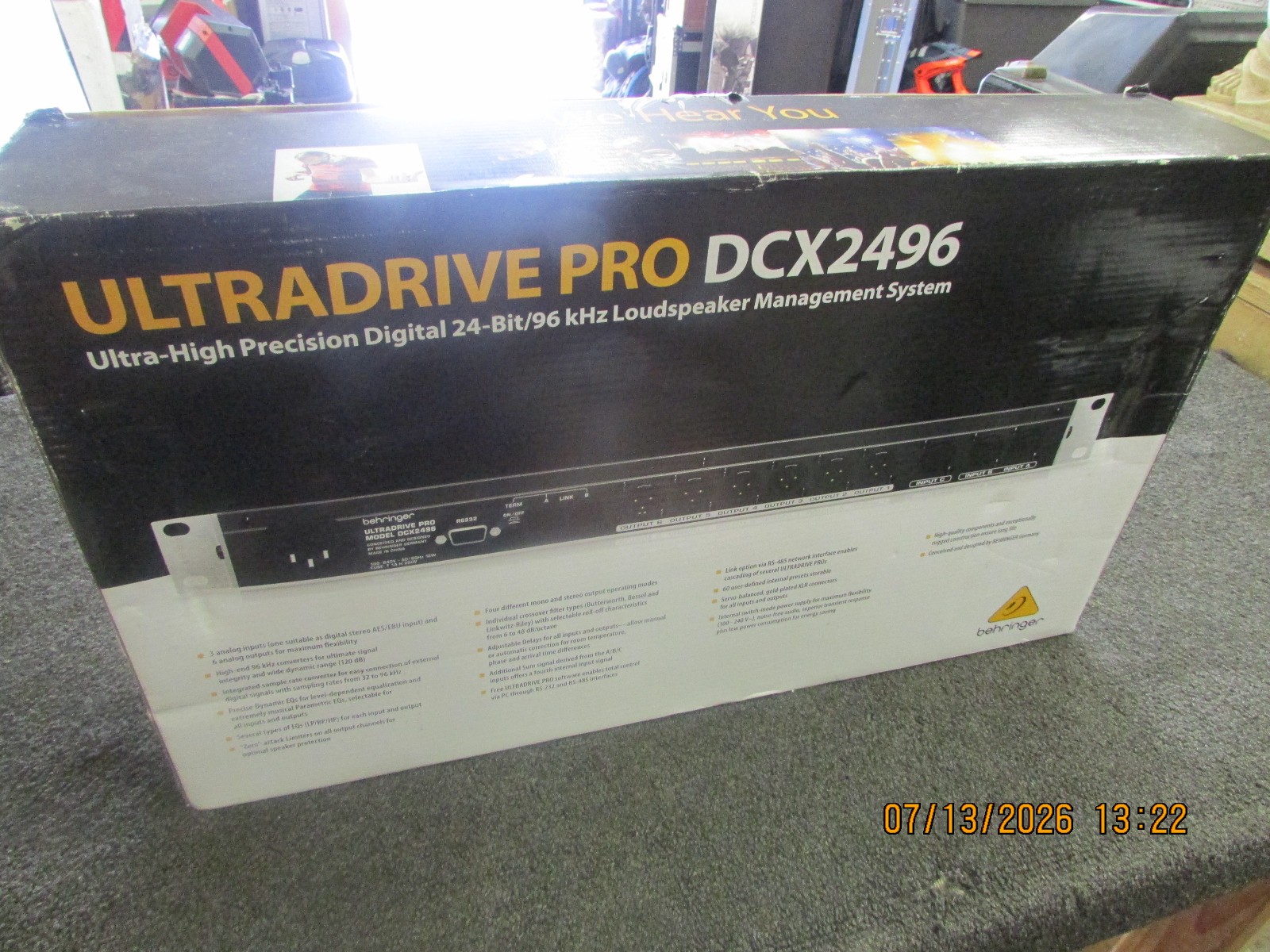 Behringer DCX2496 Ultradrive Pro Loudspeaker Management System