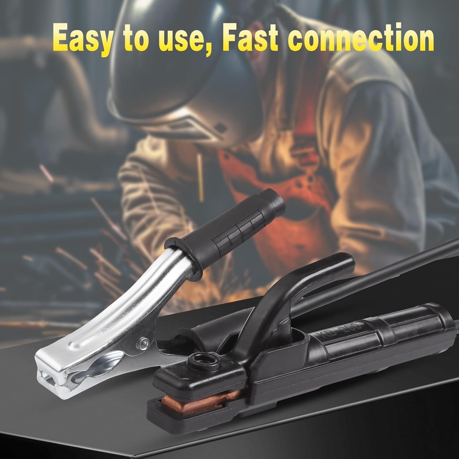 ARC Welder Machine Electrode Holder Welding Leads,Welding Ground Clamp,Welding E