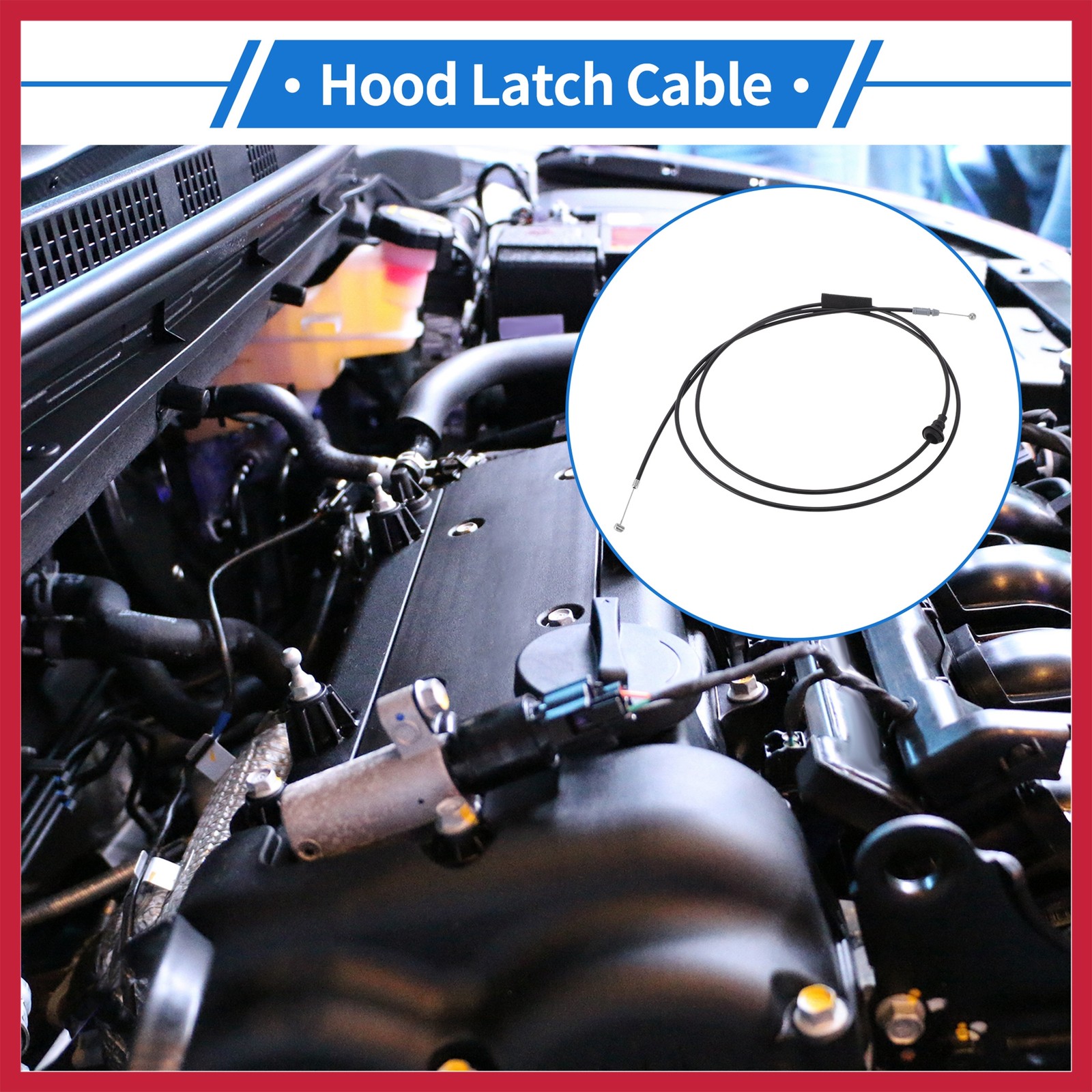 Hood Release Cable No.5363002360 Hood Latch Cable for Toyota Corolla 14-19