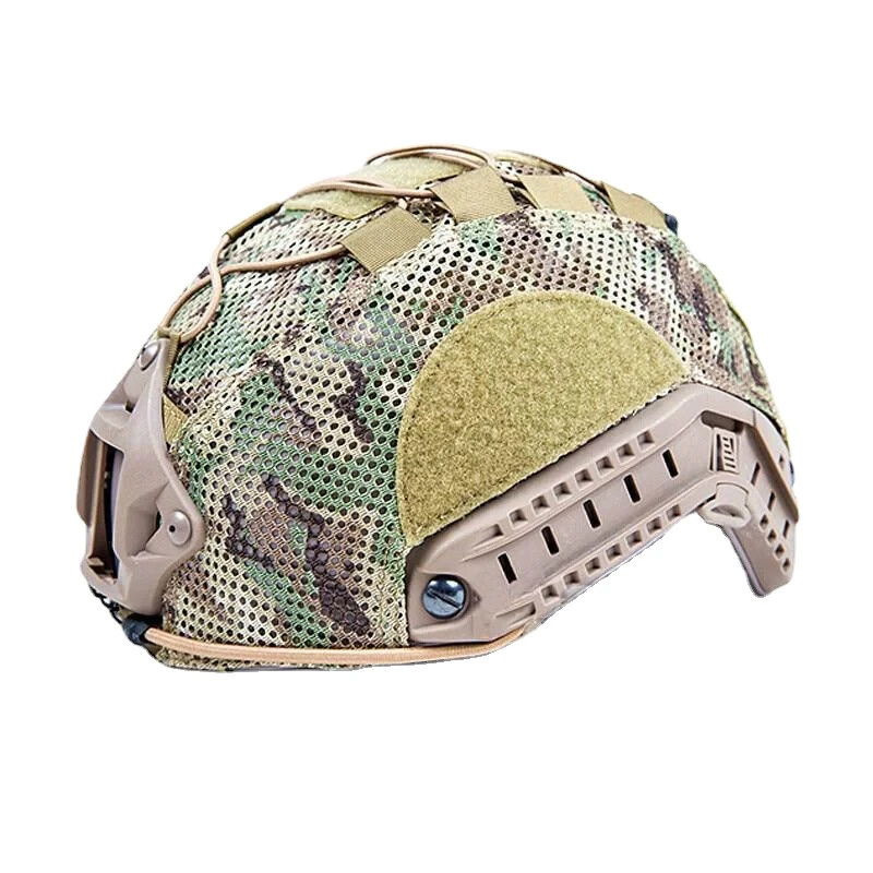 Large Multicam OCP High Cut Hybrid Mesh Helmet Cover for Ops Core FAST Shipping
