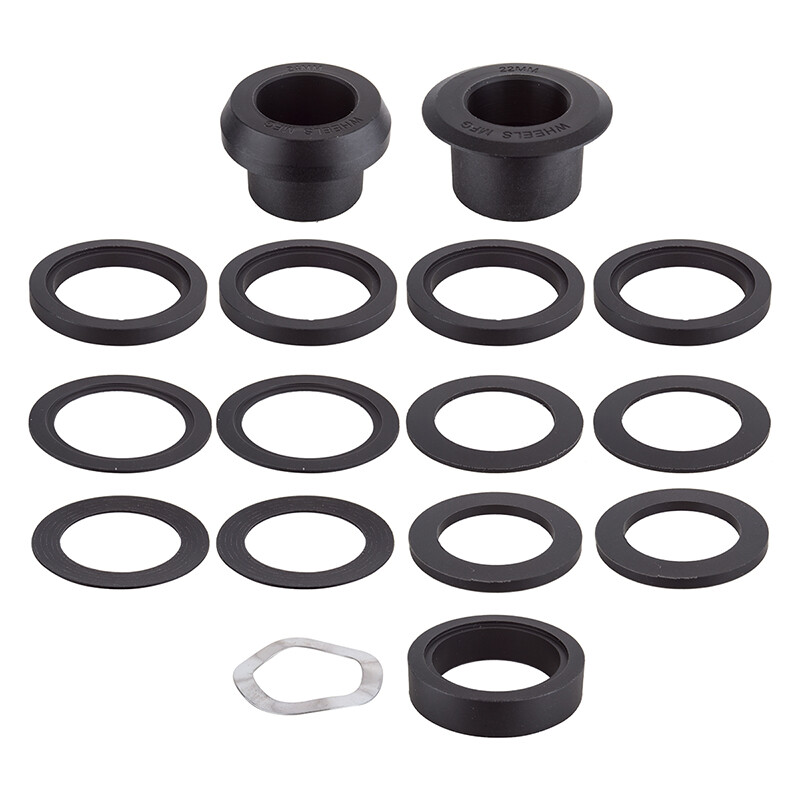 Wheels Manufacturing Bottom Bracket Adapter/Reducer Kit - BB30 to SRAM 24/22 mm