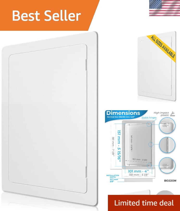 Quality 4 X 6 Inch Access Door - Ideal for Plumbing and Electrical Needs