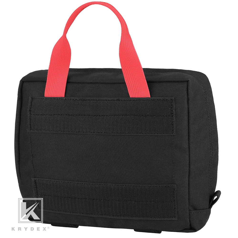 KRYDEX Clear Top Insert Pouch Medical Bag Organizer Hook & Loop for D3 Backpack