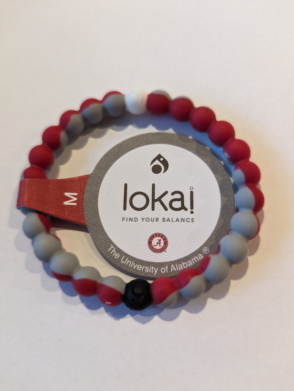ONE NEW Lokai Bracelet University Of Alabama Medium  Find Your Balance $22